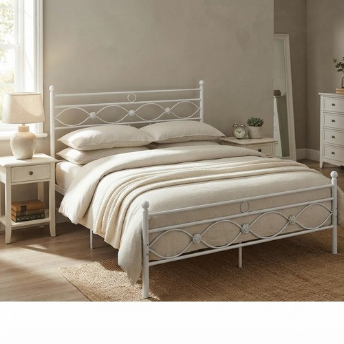 Compact 4ft metal bed frame - compact,