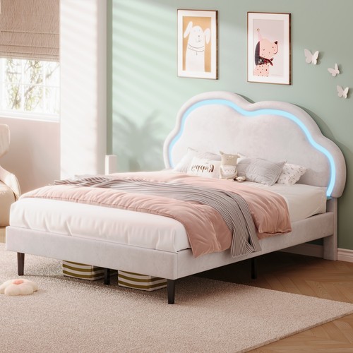 4ft6 double bed velvet - 4ft6,