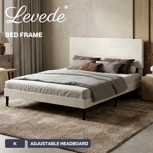 Levede double bed frame - double,