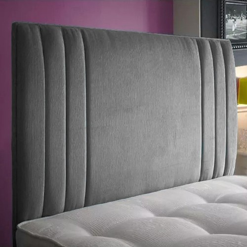 Lined headboard plush - plush, velvet