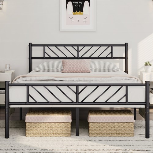 Single double king metal - single/double/king, bed