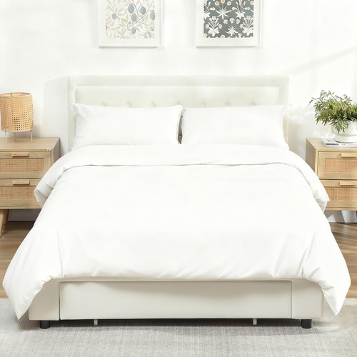 Homcom 4ft6 double - double, frame