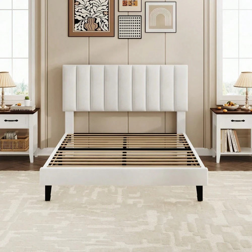 Full size upholstered - upholstered, bed