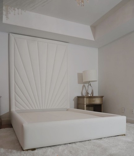 Tall headboard velvet - headboard,