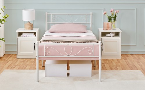 Metal bed frame single double - metal,
