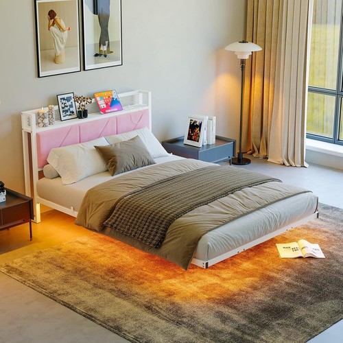 Floating double bed - double, frame