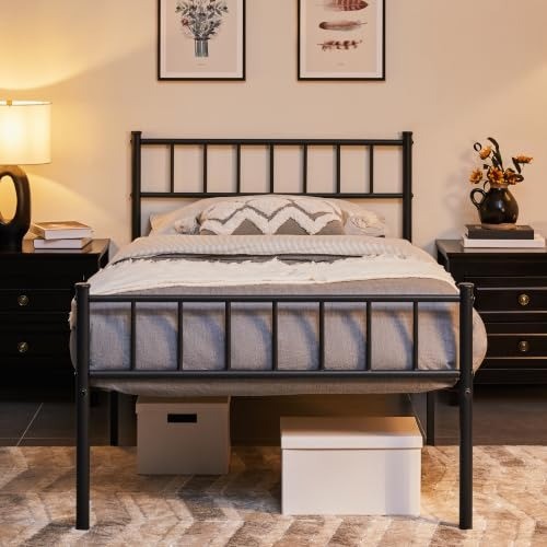 Modern 3ft metal bed frame - 3ft,
