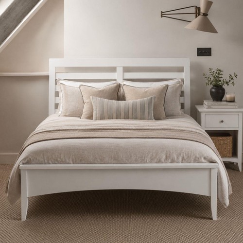 Wooden double bed - double,