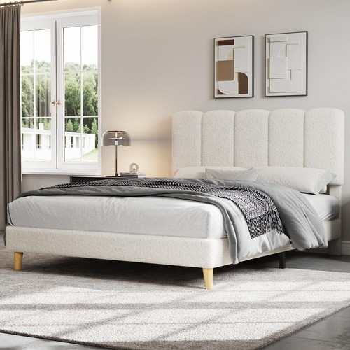 Double bed frame adjustable - double, w/