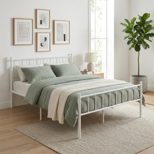 Double metal bed frame 4ft - frame,