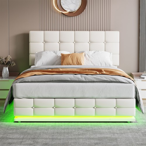 Ottoman double bed frame 4ft6 - bed,