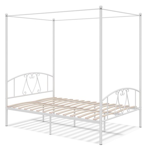 Double canopy bed - canopy, metal
